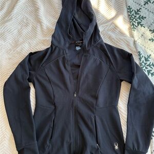 Spyder Women's Black Spyder Active Zip Up Jacket